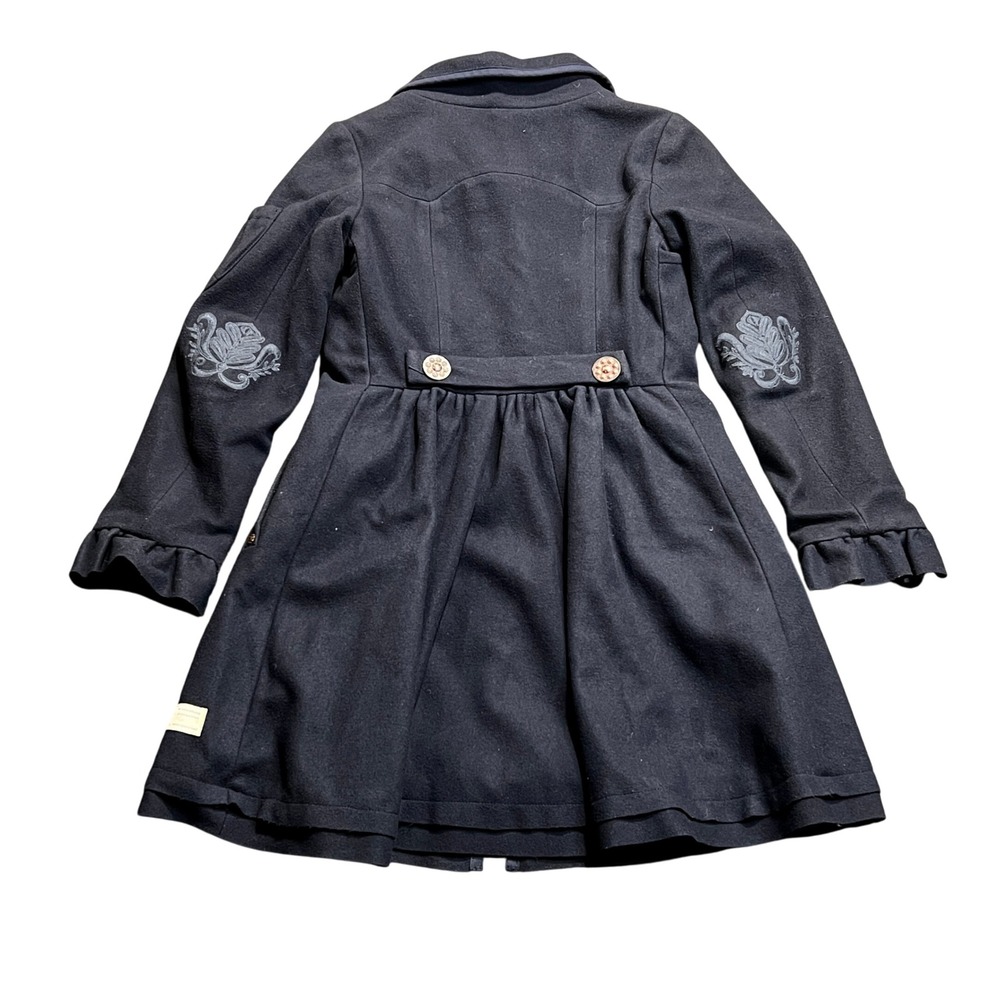 Odd Molly Wool Cashmere Coat Dark Academia Boho‎ Indie Jacket Size O Artsy - Picture 2 of 14